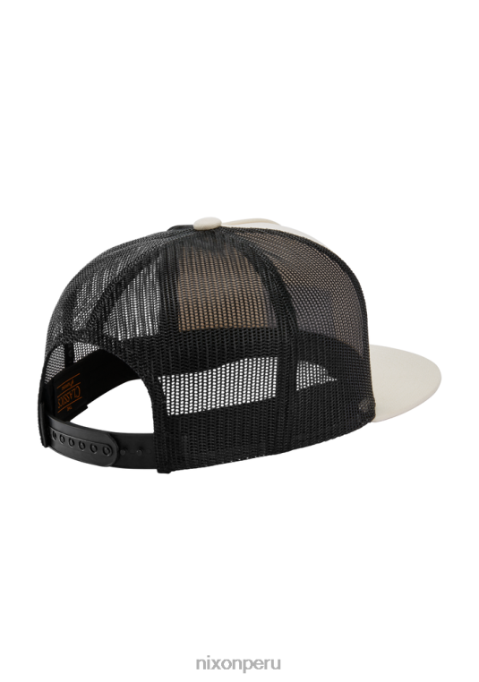 accesorios educacion fisica Nixon gorra de camionero del equipo crema/negro 86XRT440