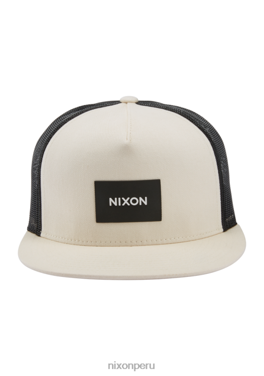 accesorios educacion fisica Nixon gorra de camionero del equipo crema/negro 86XRT440