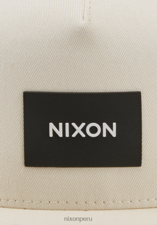 accesorios educacion fisica Nixon gorra de camionero del equipo crema/negro 86XRT440