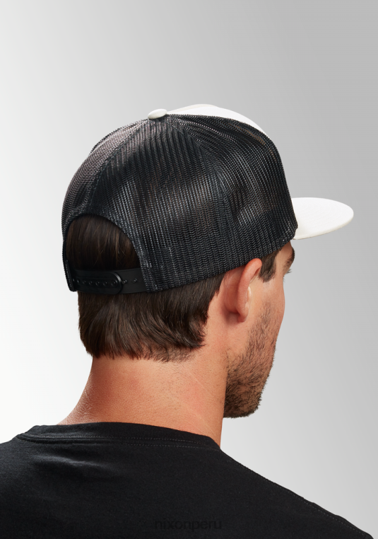 accesorios educacion fisica Nixon gorra de camionero del equipo crema/negro 86XRT440