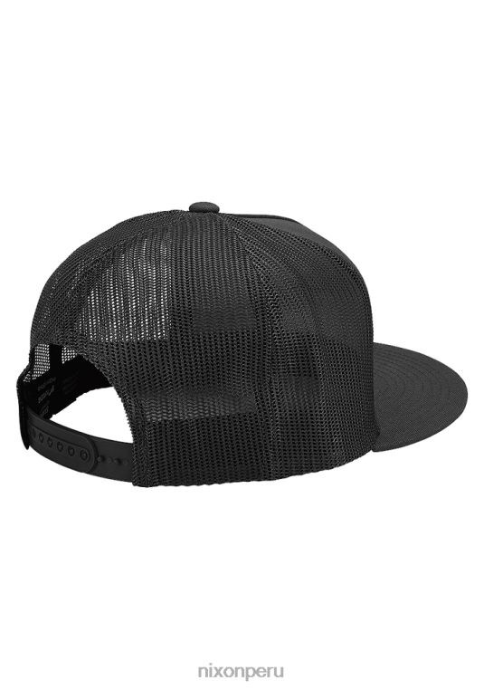 accesorios educacion fisica Nixon gorra de camionero del equipo negro 86XRT435