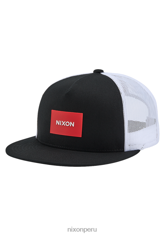 accesorios educacion fisica Nixon gorra de camionero del equipo negro/rojo/blanco 86XRT436