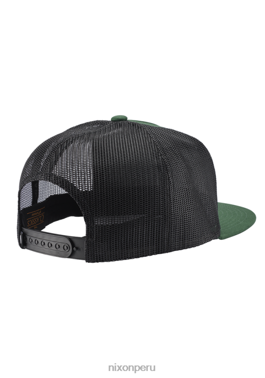 accesorios educacion fisica Nixon gorra de camionero del equipo verde/negro 86XRT439