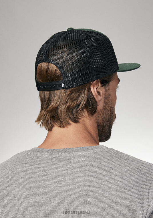 accesorios educacion fisica Nixon gorra de camionero del equipo verde/negro 86XRT439