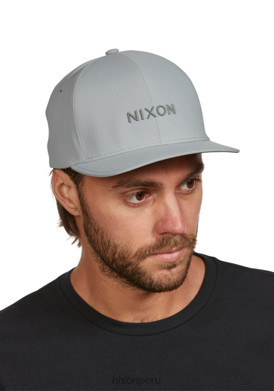 accesorios educacion fisica Nixon gorra flexfit delta plata 86XRT428