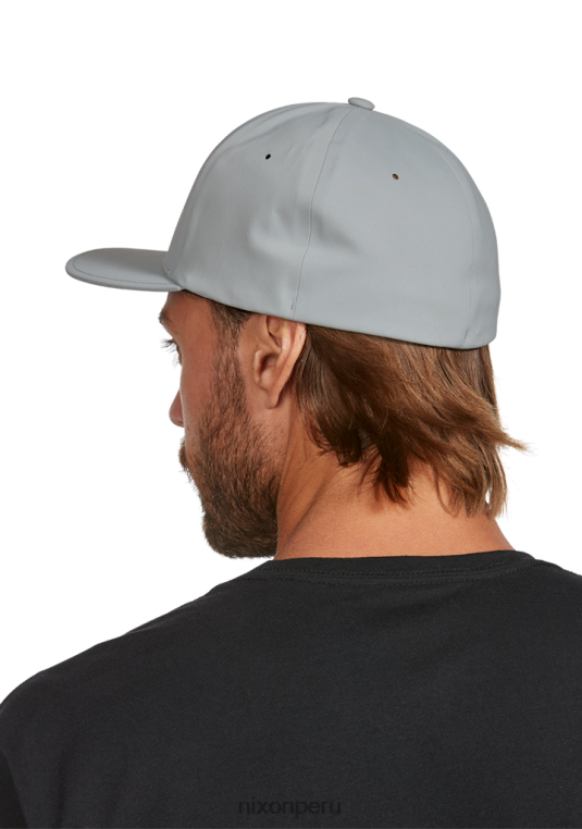 accesorios educacion fisica Nixon gorra flexfit delta plata 86XRT428