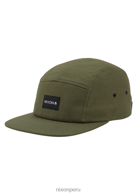 accesorios educacion fisica Nixon gorra mikey de 5 paneles aceituna 86XRT336