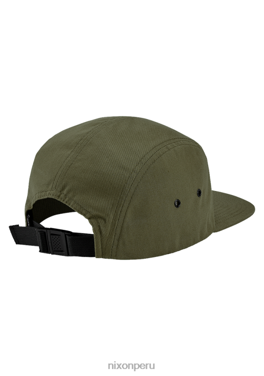 accesorios educacion fisica Nixon gorra mikey de 5 paneles aceituna 86XRT336