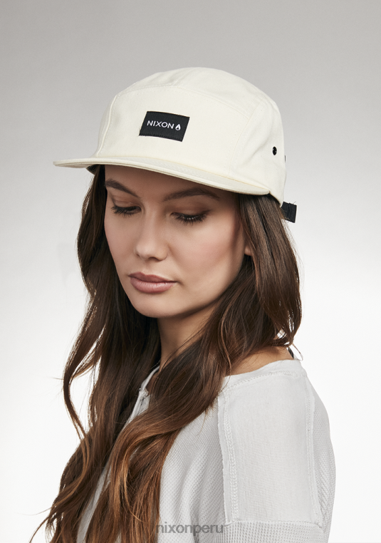 accesorios educacion fisica Nixon gorra mikey de 5 paneles blanquecino 86XRT340