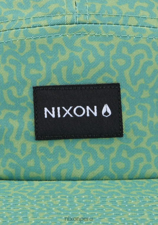 accesorios educacion fisica Nixon gorra mikey de 5 paneles garabato/verde 86XRT341