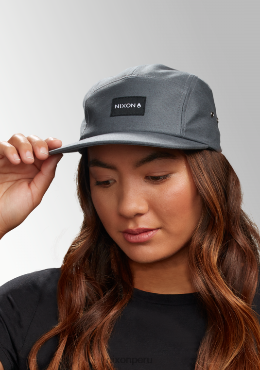 accesorios educacion fisica Nixon gorra mikey de 5 paneles gris 86XRT342