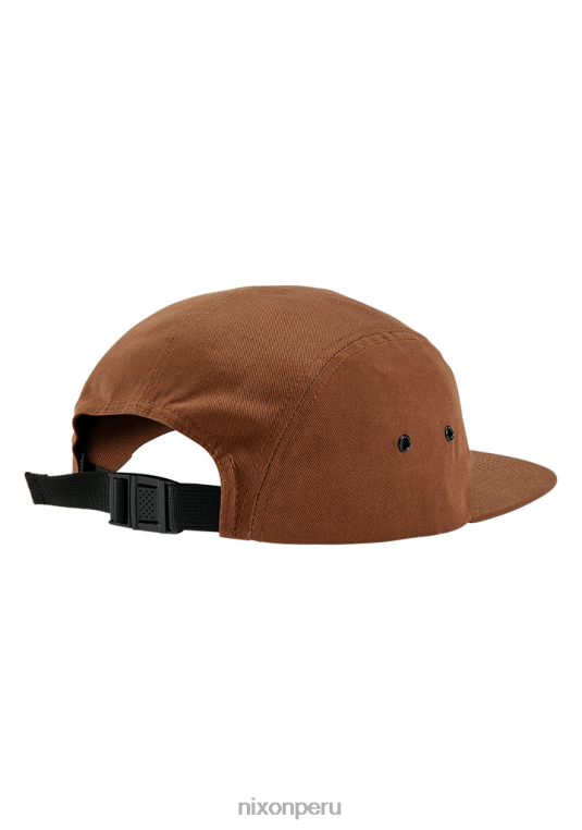 accesorios educacion fisica Nixon gorra mikey de 5 paneles marrón 86XRT337