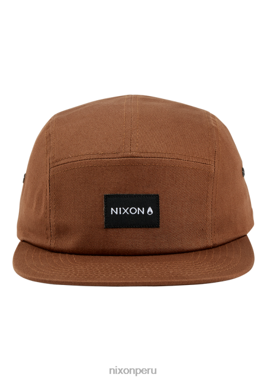 accesorios educacion fisica Nixon gorra mikey de 5 paneles marrón 86XRT337