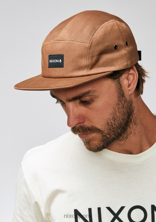 accesorios educacion fisica Nixon gorra mikey de 5 paneles marrón 86XRT337