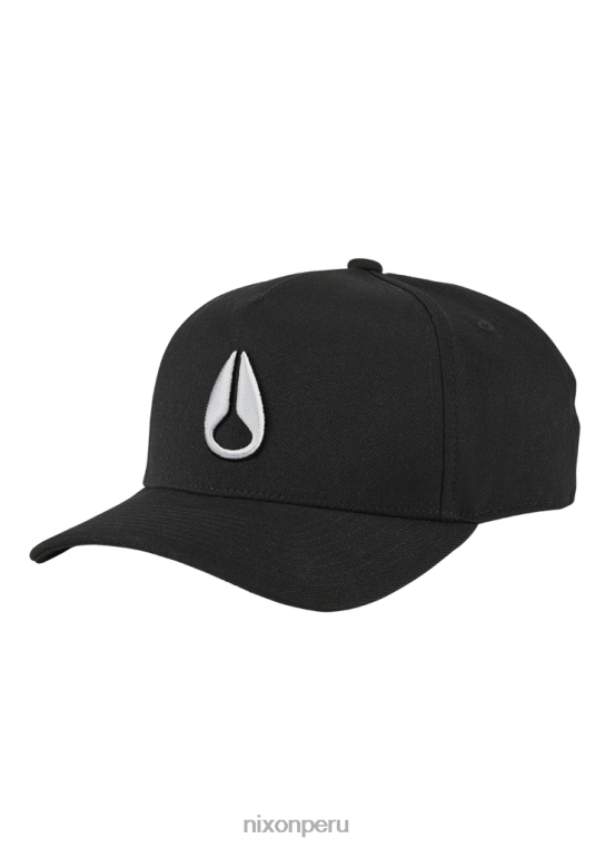 accesorios educacion fisica Nixon snapback atlético en el fondo blanco negro 86XRT407