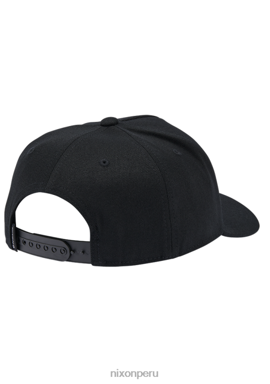 accesorios educacion fisica Nixon snapback atlético en el fondo blanco negro 86XRT407
