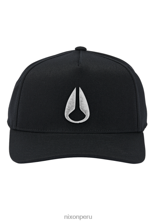 accesorios educacion fisica Nixon snapback atlético en el fondo blanco negro 86XRT407
