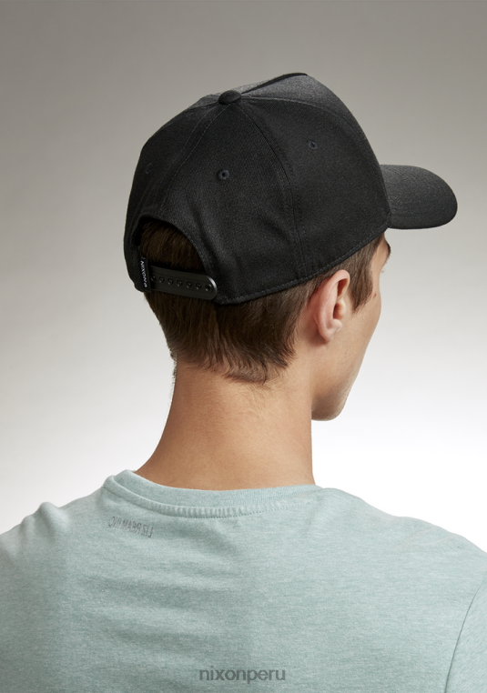 accesorios educacion fisica Nixon snapback atlético en el fondo blanco negro 86XRT407