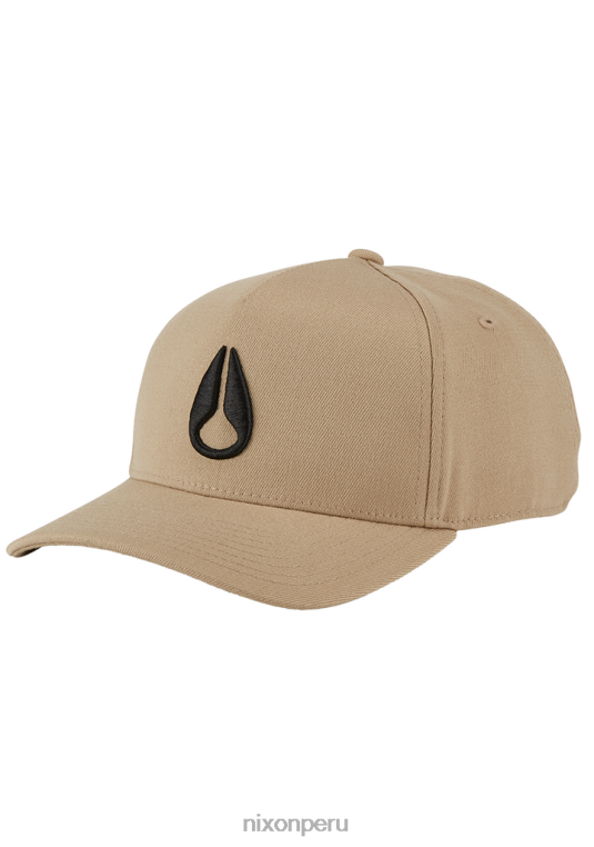 accesorios educacion fisica Nixon snapback atlético en el fondo caqui/negro 86XRT408