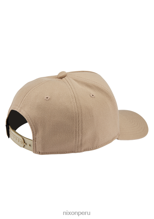 accesorios educacion fisica Nixon snapback atlético en el fondo caqui/negro 86XRT408
