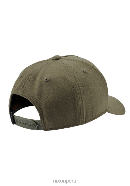 accesorios educacion fisica Nixon snapback atlético en el fondo oliva/negro 86XRT405