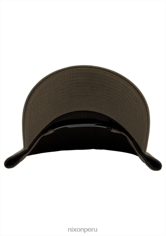 accesorios educacion fisica Nixon snapback atlético en el fondo oliva/negro 86XRT405
