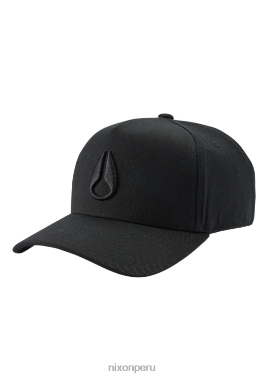 accesorios educacion fisica Nixon snapback atlético en el fondo todo negro/negro 86XRT404