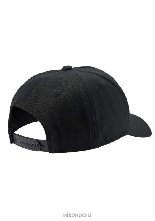 accesorios educacion fisica Nixon snapback atlético en el fondo todo negro/negro 86XRT404