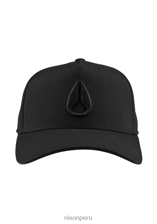accesorios educacion fisica Nixon snapback atlético en el fondo todo negro/negro 86XRT404