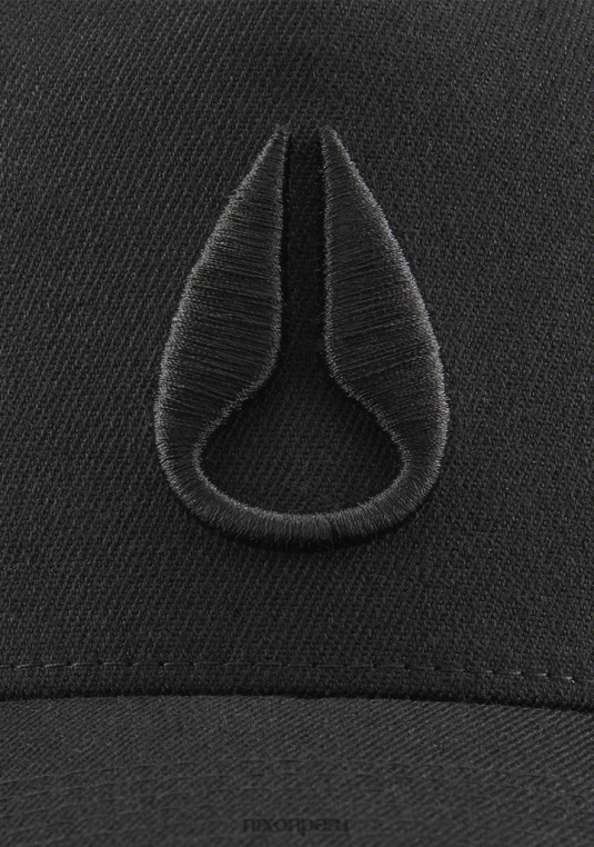 accesorios educacion fisica Nixon snapback atlético en el fondo todo negro/negro 86XRT404