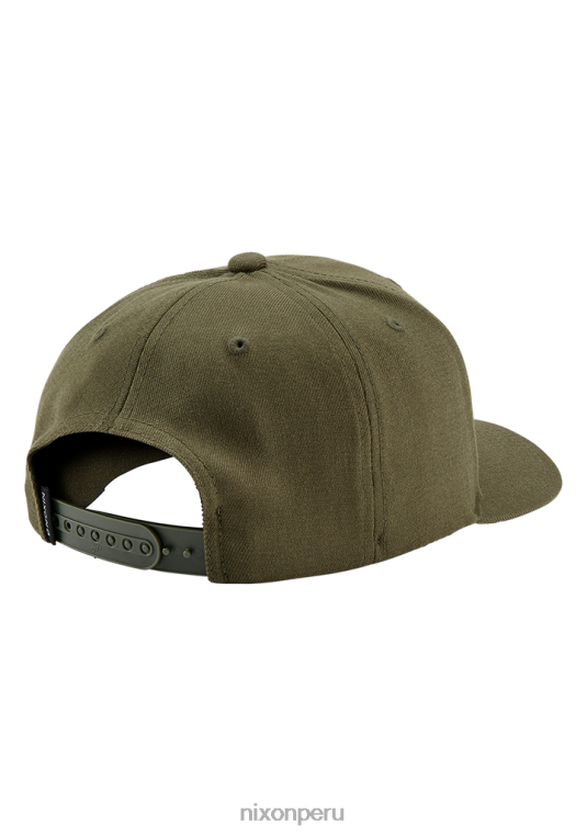 accesorios educacion fisica Nixon snapback en el fondo aceituna 86XRT422