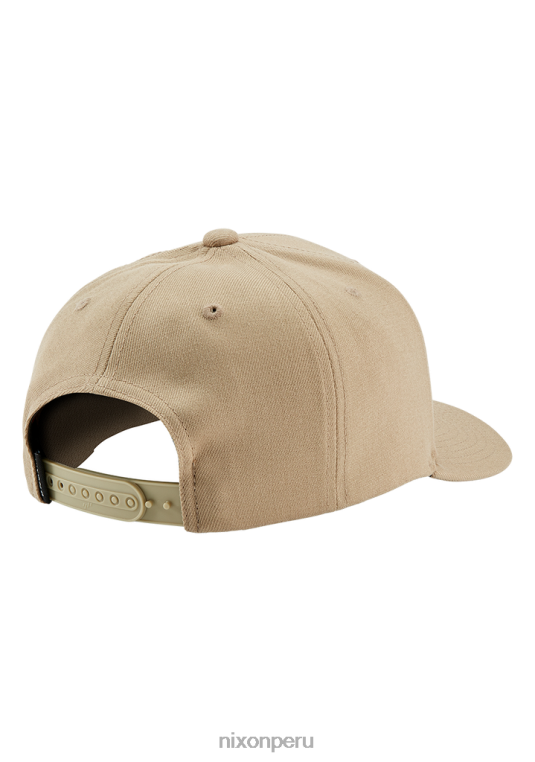 accesorios educacion fisica Nixon snapback en el fondo caqui 86XRT423