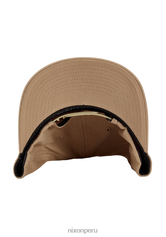 accesorios educacion fisica Nixon snapback en el fondo caqui 86XRT423