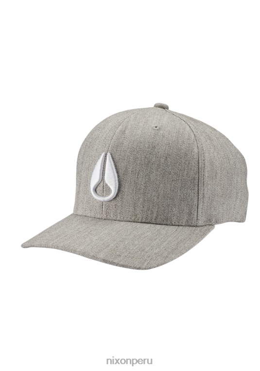 accesorios educacion fisica Nixon snapback en el fondo gris jaspeado/blanco 86XRT425