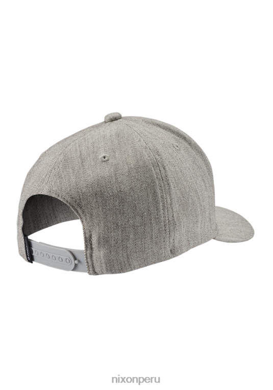 accesorios educacion fisica Nixon snapback en el fondo gris jaspeado/blanco 86XRT425