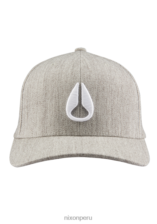 accesorios educacion fisica Nixon snapback en el fondo gris jaspeado/blanco 86XRT425