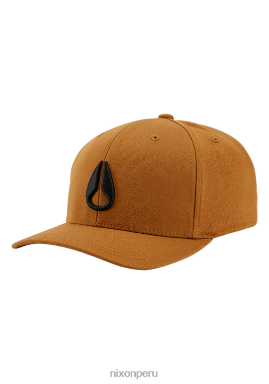accesorios educacion fisica Nixon snapback en el fondo marrón/negro 86XRT424
