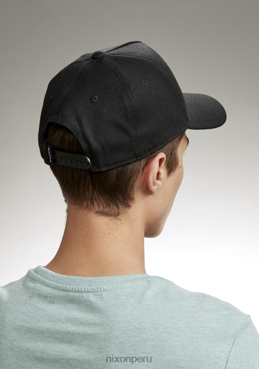 accesorios educacion fisica Nixon snapback en el fondo negro/rojo 86XRT426