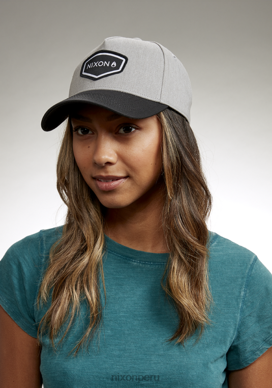 accesorios educacion fisica Nixon snapback vatios gris jaspeado/negro 86XRT418