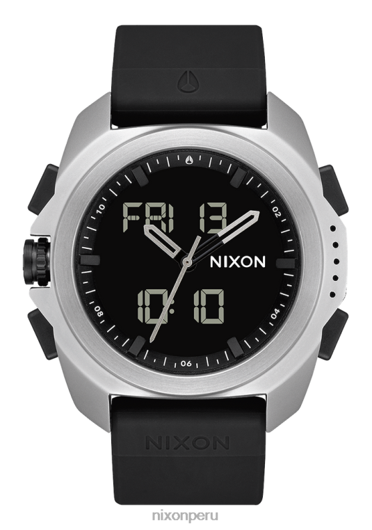 mirar educacion fisica Nixon ripley negro plata 86XRT194