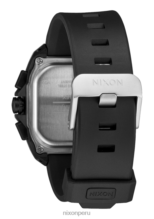 mirar educacion fisica Nixon ripley negro plata 86XRT194