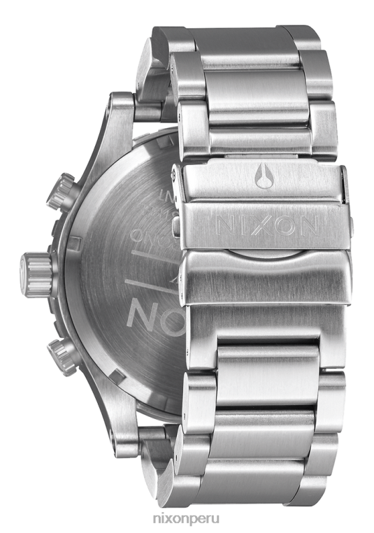 mirar educacion fisica Nixon 51-30 crono azul marino rayos de sol/plata 86XRT28