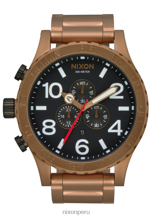 mirar educacion fisica Nixon 51-30 crono bronce/negro 86XRT30