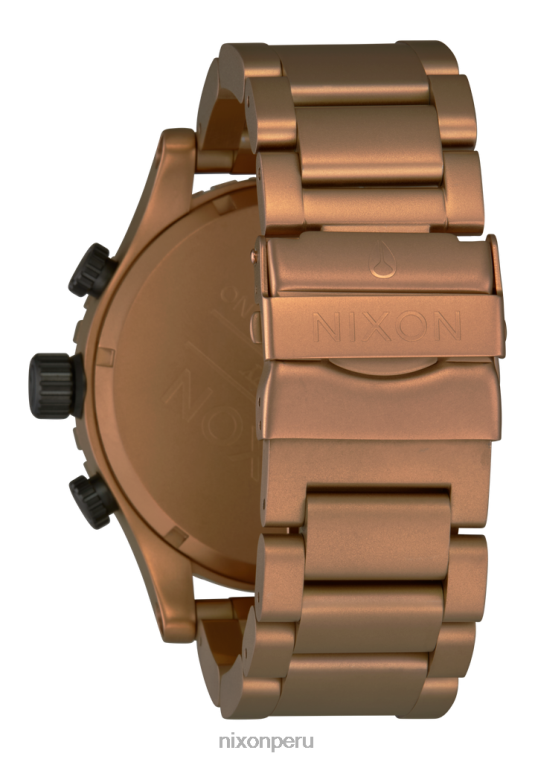 mirar educacion fisica Nixon 51-30 crono bronce/negro 86XRT30