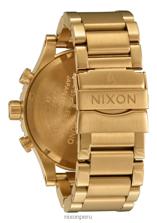 mirar educacion fisica Nixon 51-30 crono todo dorado/dorado/negro 86XRT29