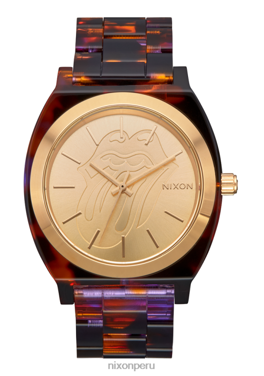 mirar educacion fisica Nixon acetato del contador del tiempo de los Rolling Stones multicolor/oro 86XRT256