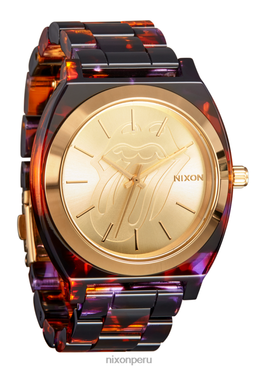 mirar educacion fisica Nixon acetato del contador del tiempo de los Rolling Stones multicolor/oro 86XRT256