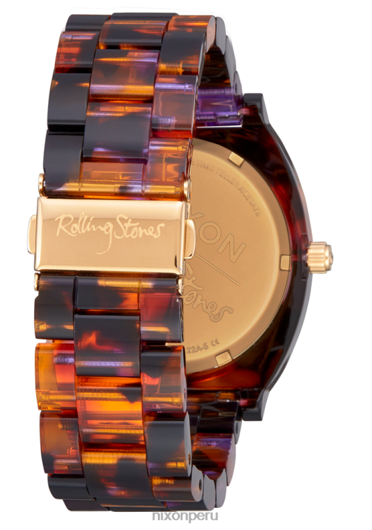 mirar educacion fisica Nixon acetato del contador del tiempo de los Rolling Stones multicolor/oro 86XRT256