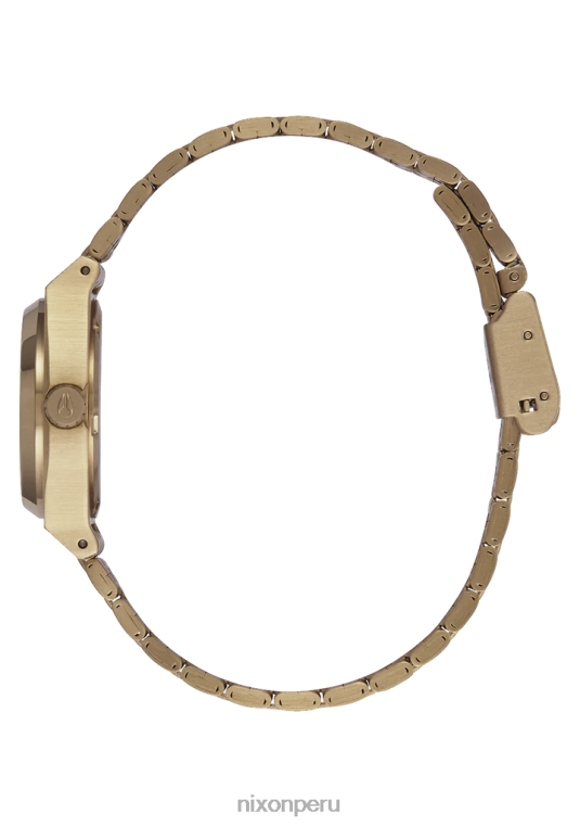 mirar educacion fisica Nixon cajero de poca monta oro claro/plata/blanco vintage 86XRT241