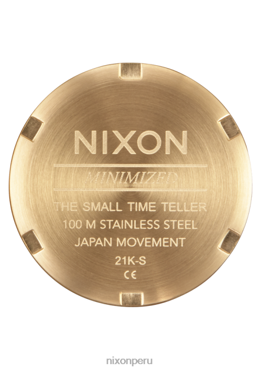 mirar educacion fisica Nixon cajero de poca monta oro claro/plata/blanco vintage 86XRT241